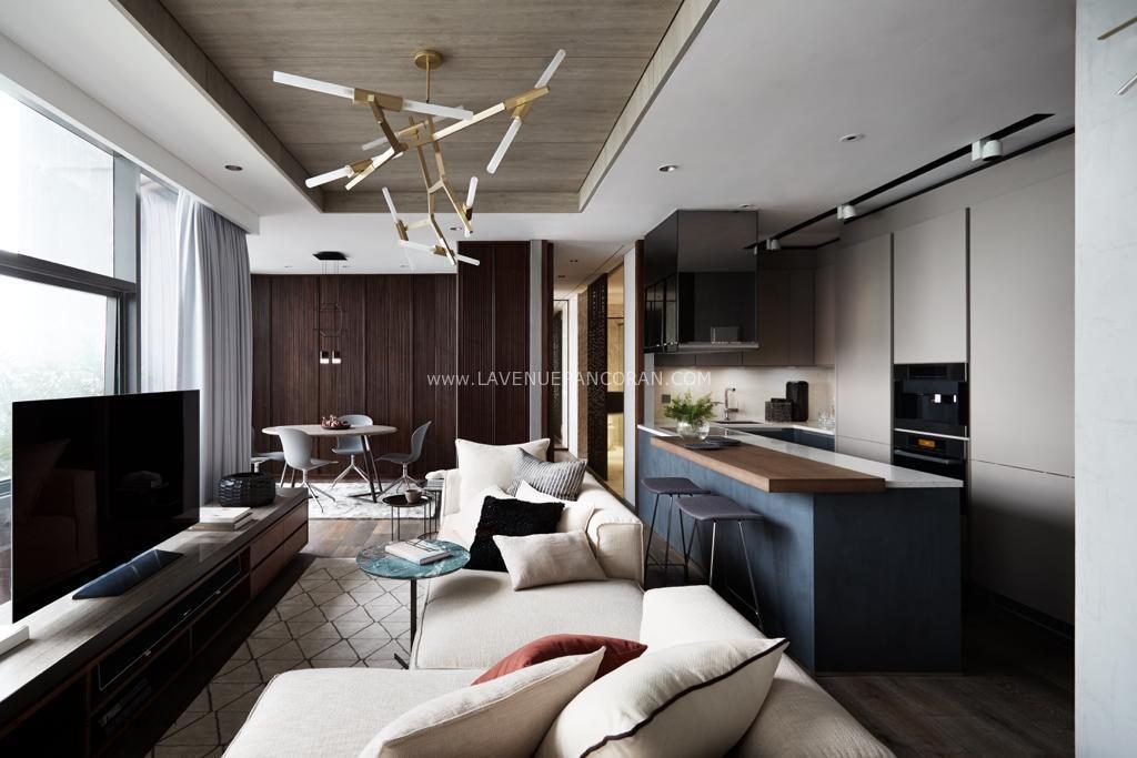 Modern design livingroom L'Avenue Pancoran Tipe 2BR Full Furnished Sky Garden