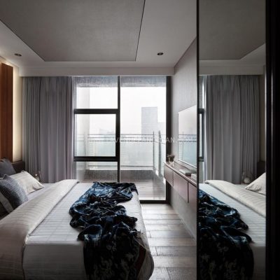 Mater bedroom room L'Avenue Pancoran Tipe 2BR Full Furnished Sky Garden